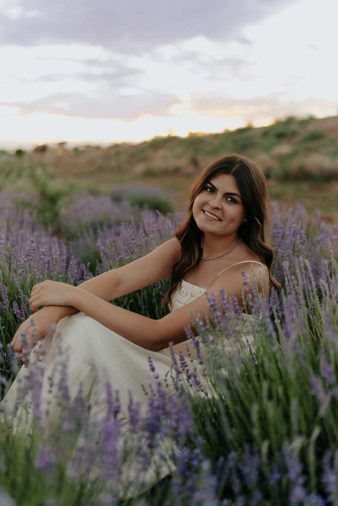 lavender field photography senior photos